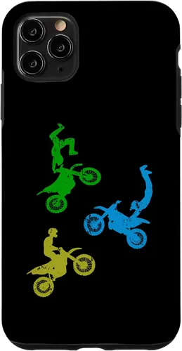 Vista 11 de iPhone 15 Freestyle Motocross Dirtbike Wheelie Enduro Motorcycle Boys Case