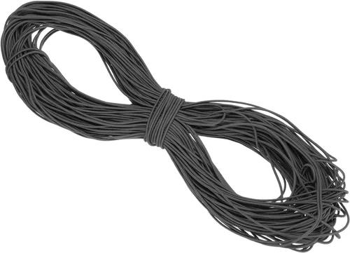 Vista 122 de PATIKIL Cuerda elástica elástica de 109 yardas (328.1 ft), cuerda elástica pesada de 0.059 in, albaricoque para manualidades, correas de gancho