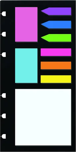 Vista 2 de Blueline MiracleBind - Accesorio para cuaderno, notas adhesivas, papeles de colores surtidos (AFA9050SN)