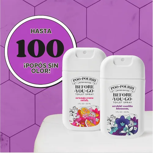 Vista 8 de Poo-Pourri Before-You-Go - Pulverizadores de bolsillo para inodoro, Bloom