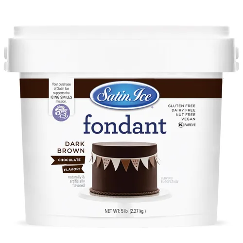Vista 13 de Satin Ice - Fondant de café moca y menta Blanco