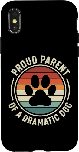 Vista 5 de Proud Parent of A Dramatic Dog Case for iPhone XR