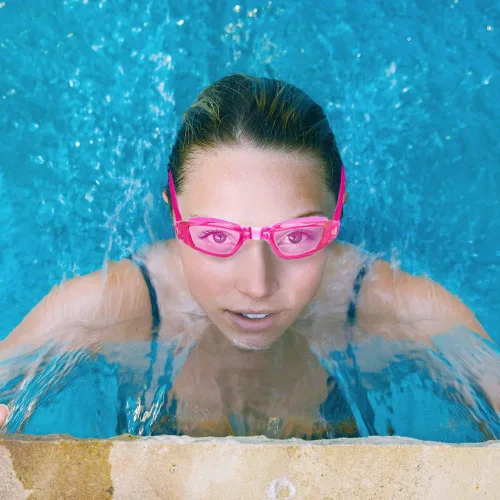 Vista 7 de Gafas de natación transparentes antivaho profesionales para gafas de natación para adultos, hombres y mujeres