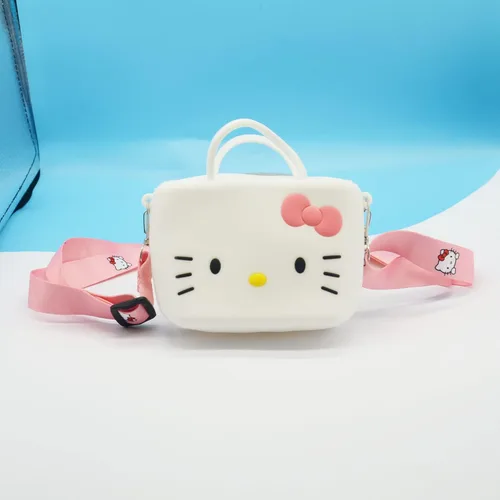 Vista 2 de Rondlaho Cartera de silicona, Gatito pequeño, Bandolera