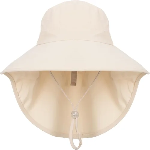Vista 2 de Sombreros de sol para mujeres y hombres, sombrero de pesca – Sombrero de seguridad de ala ancha de verano para exteriores, sombrero de safari