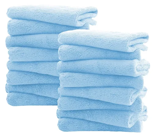 Vista 13 de Paquete de 8 paños grandes para eructos para bebé, 20 x 10 pulgadas, paños para eructos ultra absorbentes, paños de mano, toalla para recién nacido