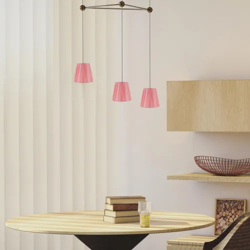Vista 5 de SHERCHPRY 2 piezas de clip para lámpara de repuesto de tela plisada para lámparas de piso de mesa y mesita de noche, accesorio decorativo fácil