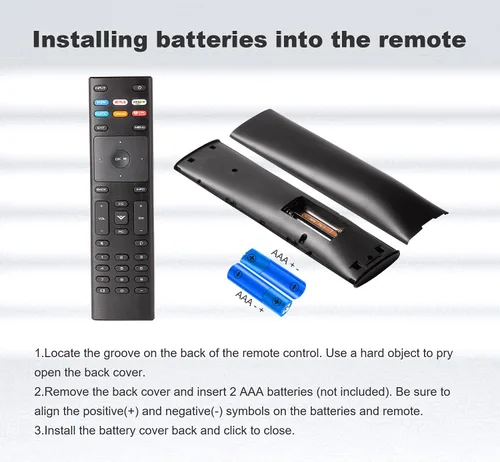 Vista 5 de para control remoto Vizio Smart-TV, compatible con VIZIO Smart TV