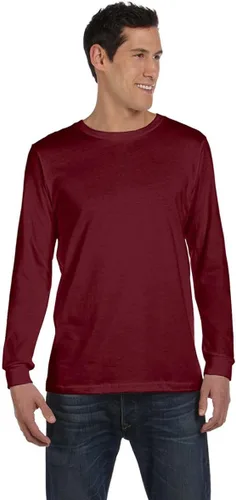 Vista 185 de Canvas Filmore 3501 - Camiseta de 4.2 onzas para hombre manga larga (1) Ceniza + (1) Jaspeado atlético