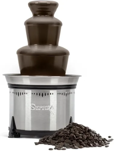 Vista 6 de Sephra Estuche de chocolate negro belga listo para fuente de 20 libras, ideal para derretir