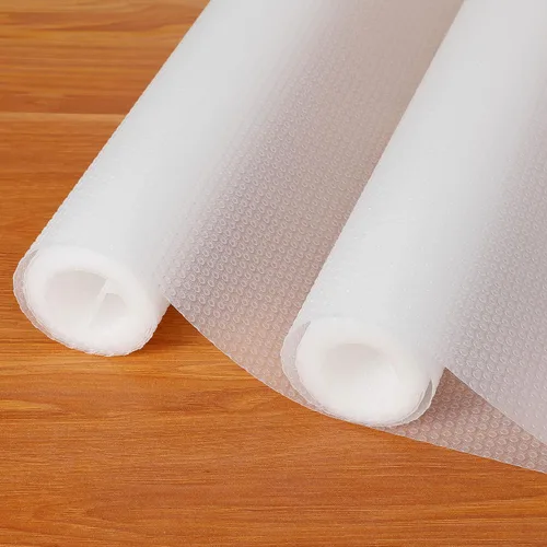 Vista 12 de Hersvin Revestimientos para estantes, alfombrillas de cajón de cocina de 12 pulgadas x 20 pies, protector de armario de EVA no adhesivo, forro