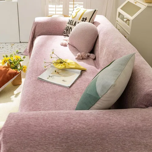 Vista 9 de VClife - Funda para sofá de 2 plazas o modular, lavable, moderna, apta para perros y mascotas, resistente a las arrugas, protectora, con borlas