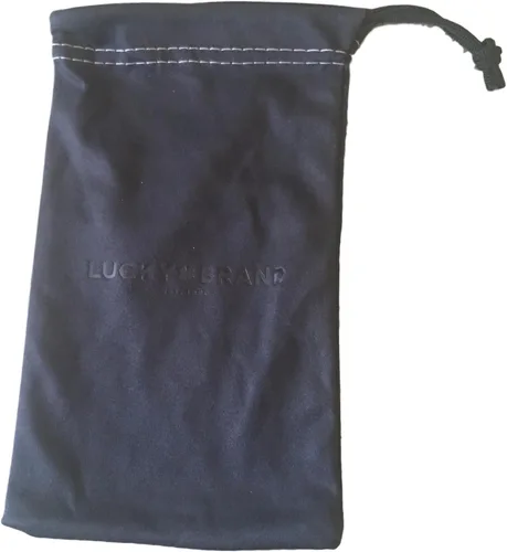 Vista 6 de Lucky Brand Gafas de sol de plástico tipo ojo de gato para mujer, luna de lente marrón, Carey