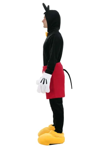 Vista 3 de Disfraz Deluxe de Mickey Mouse de Disney para Adultos Multicolor