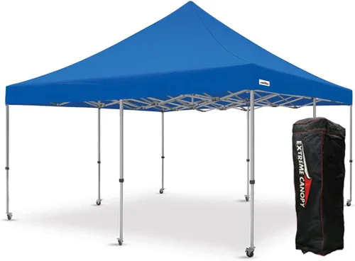 Vista 22 de Extreme Canopy Tienda de campaña desplegable instantánea de aluminio resistente comercial (rojo, 10 pies x 10 pies)