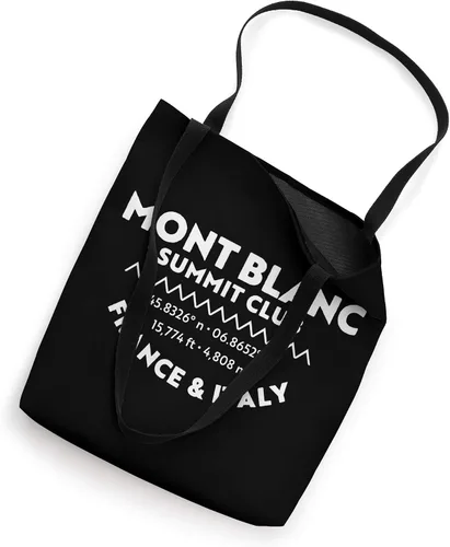 Vista 2 de Summit Club Lat Long Elevation - Mont Blanc Bolso de mano