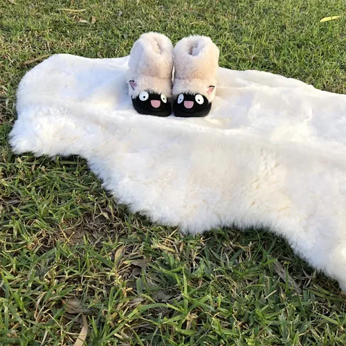 Vista 3 de Alfombra prémium de piel de oveja para bebé, alfombra para el cuidado del bebé, alfombra 100% natural de piel de cordero corta, almohadilla