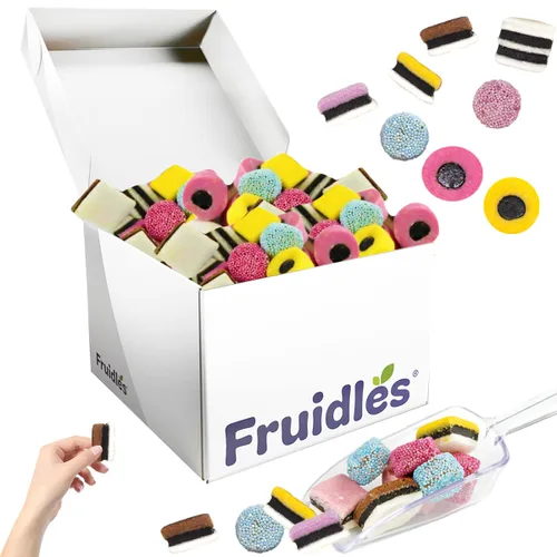 Vista 15 de Fruidles Gomitas de Regaliz Allsorts de Estilo Inglés, Dulces Allsorts, Sin OGM (1 Libra)