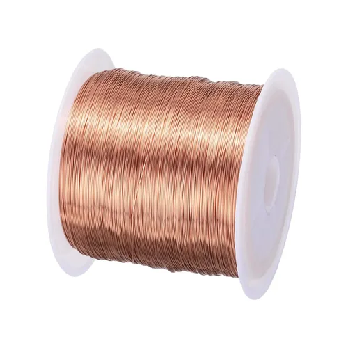 Vista 123 de MECCANIXITY - Alambre magnético de calibre 46 AWG - 0.04mm Hilo de cobre esmaltado - Bobina de alambre magnético de 14669 pies (4471m) - 50g Grado F