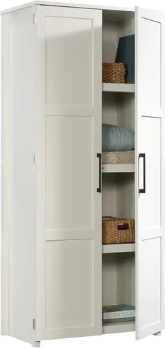 Vista 15 de Sauder HomePlus Armario de almacenamiento/despensa, acabado blanco