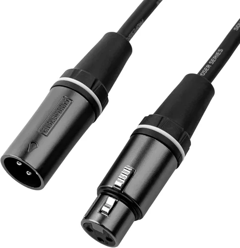 Vista 12 de Cableworks de Gator Cases Serie Compositor Deluxe Cable de Micrófono XLR de 3 Pies, (GCWC-XLR-03)