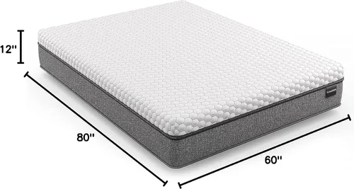 Vista 2 de Yogabed Colchón híbrido fresco (12 pulgadas) duerme fresco y cómodo toda la noche, espuma viscoelástica con infusión de cobre, sistema de bobina