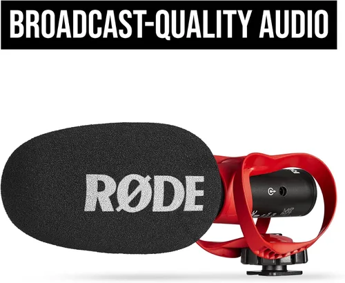 Vista 10 de RØDE VideoMic GO II Helix Micrófono de escopeta ultracompacto para cámara con salidas de 3.5mm y USB para grabación de películas, creación