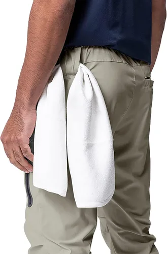 Vista 2 de MECH-ENG Pantalones deportivos para hombre, de secado rápido, pantalones deportivos de entrenamiento tipo cargo para fitness, pantalones ajustados