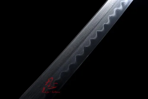 Vista 5 de Handmade Samurai Sword 40.6 Inch New Kill Bill Battle Ready Clay Tempered Folded Steel Samurai Katana Sharp Sword