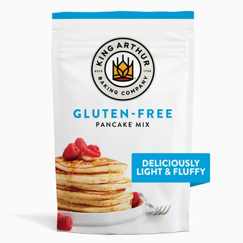 Vista 3 de King Arthur Mezcla para panqueques sin gluten, certificada sin gluten, proyecto verificado sin OMG, certificado Kosher, 15 onzas