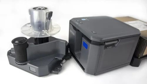 Vista 8 de LABELWORKS Epson RW001 L-Z - Rebobinadora de cinta a granel, accesorio para rebobinadora de impresora, compatible con impresoras Epson Serie Z