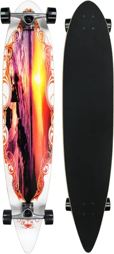 Vista 7 de Krown City Surf - Patineta larga de 9 x 46 pulgadas