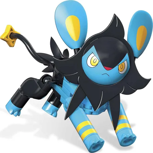 Vista 4 de Mega Construx Pokemon Luxio - Juego de construcción con figuras de personajes, juguetes de construcción para niños (67 piezas)