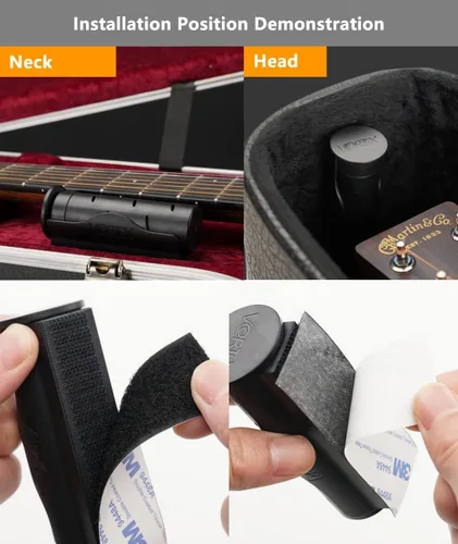 Vista 6 de VPTMRP Humidificador de guitarra, humidificador universal para instrumento de cuerda, evita el secado y el agrietamiento, no daña las cuerdas