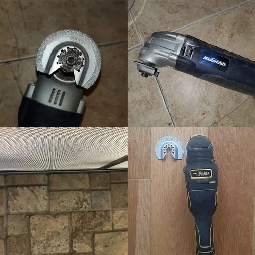 Vista 7 de XXGO 4 cuchillas de extracción de lechada de carburo de diamante para múltiples herramientas Lo mejor para quitar lechada de 1/8