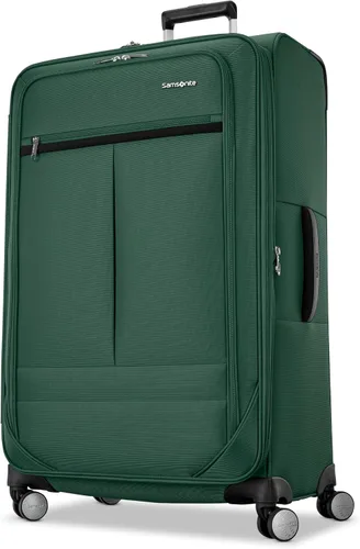 Vista 27 de Samsonite Element 3-PC Soft Side 21/25/29 (De Mano, Mediano, Grande a Cuadros), Ligero Expandible Equipaje Set 2 Bolsillos Delanteros y Laterales