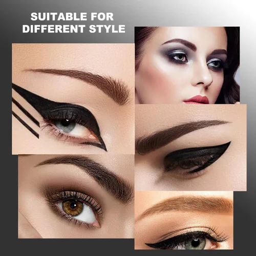 Vista 5 de Boobeen 2 lápices de cejas impermeables – Bolígrafo de tatuaje de cejas Microblading con un aplicador de punta de microhorquilla – Crea cejas