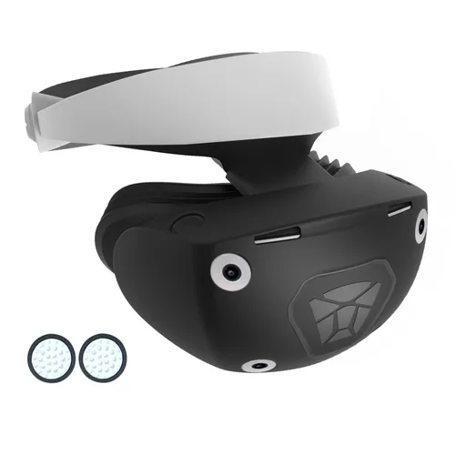 Vista 2 de YipuVR VR Silicone Protective Case Cover for PS VR2 Helmet, Protective Lens Skin Compatible with PS VR 2 Glasses, Easy to Install, Precise Cut