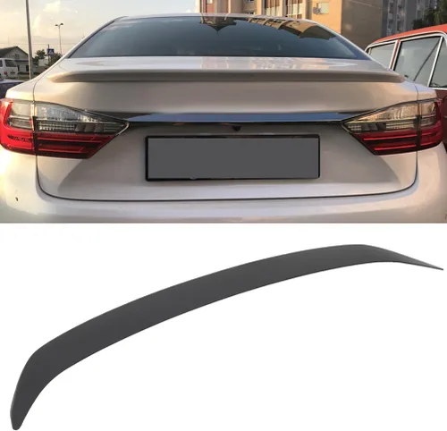 Vista 2 de SCITOO Alerón de alerón de ventana trasera ABS para 2013-2018 para Lexus ES300h/ES350 negro mate trasero alerón de maletero