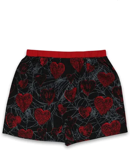 Vista 2 de Nightmare Before Christmas Jack and Sally - Calzoncillos tipo bóxer para hombre Negro