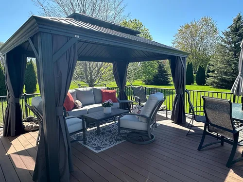 Vista 45 de Purple leaf - Gazebo para exteriores.