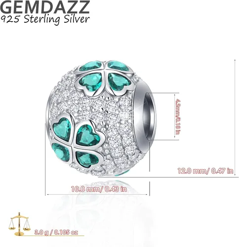 Vista 2 de GEMDAZZ Dijes de plata de ley 925 para el día de San Valentín, dije de corazón con texto en inglés I Love You to the Moon and Back, flecha de Cupido