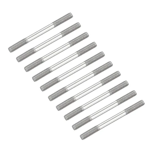 Vista 24 de METALLIXITY Tornillos de doble extremo (rosca M3, 0.787 in de longitud), 20 unidades, acero inoxidable 304, pernos de varilla roscados dobles