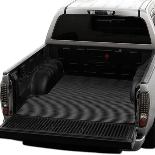 Vista 7 de 7422447148122 Compatible con 2007-2021 Toyota Tundra 5 pies 6 pulgadas (67.2") Cama de camioneta corta de goma negra con placa de diamante