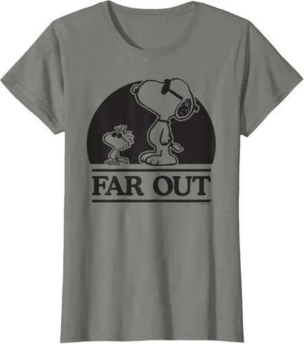 Vista 12 de Peanuts Woodstock 50th Anniversary Far Out Snoopy - Camiseta Blanco