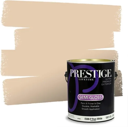 Vista 274 de Pintura 2 en 1, para primera mano y para exterior, de Prestige Paints, E100-N-1120BM
