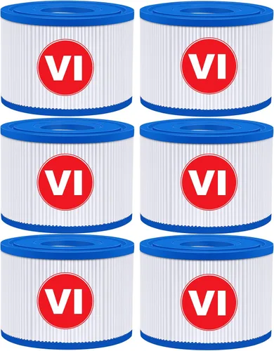 Vista 10 de KGC Paquete de 2 filtros de bañera de hidromasaje tipo VI compatibles con filtros Coleman Salu spa Lay-Z-Spa, repuesto para cartuchos de filtro