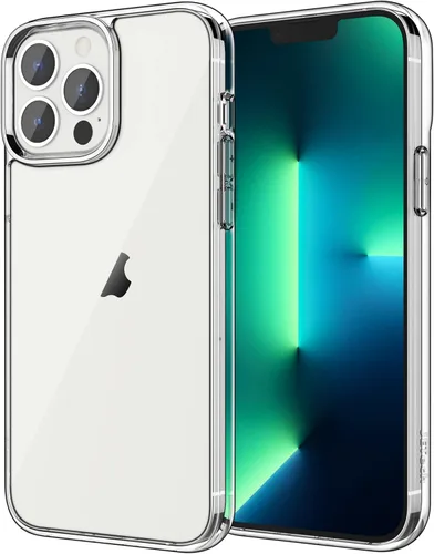 Vista 9 de JETech - Funda para iPhone 13 Pro Max de 17 cm, cubierta a prueba de golpes sin amarillamiento, con parte trasera transparente antiarañazos