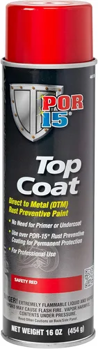 Vista 8 de Pintura en aerosol, color gris 16 POR-15 46618 de Top Coat