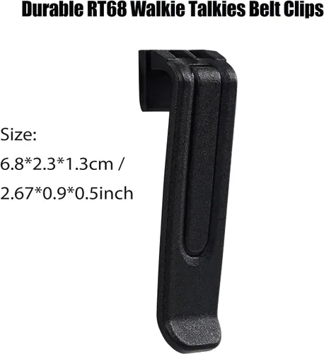 Vista 8 de Retevis Walkie Talkies RT68 para adultos, paquete con clips para cinturón